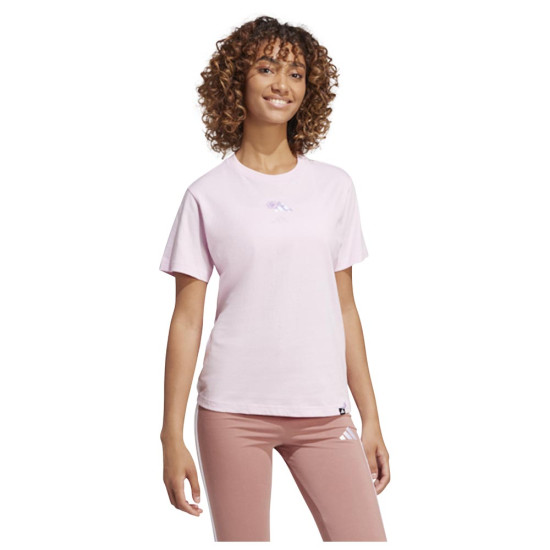 Adidas Γυναικεία κοντομάνικη μπλούζα Lounge Mini Graphic Tee